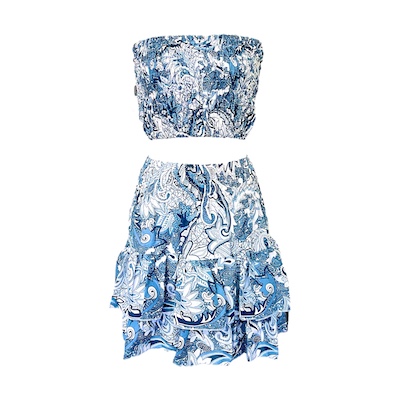 Set of 2 - Skirt & Boob Tube